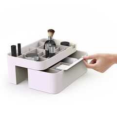 Органайзер для косметики с выдвижным отсеком и съемным зеркалом Viva Large, Joseph Joseph, изображение 2