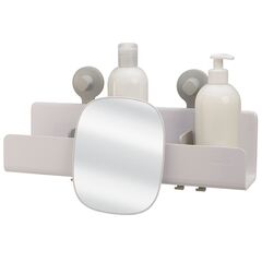 Органайзер для душа с зеркалом EasyStore большой белый, Joseph Joseph, изображение 3