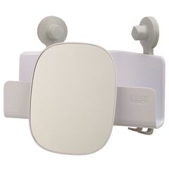 Органайзер для душа с зеркалом EasyStore угловой белый, Joseph Joseph