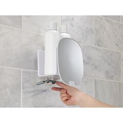 Органайзер для душа с зеркалом EasyStore белый, Joseph Joseph, изображение 2