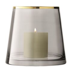 Подсвечник Sorbet, 16 см, серый, LSA International