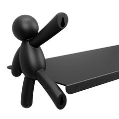 Полка Buddy черная, Umbra, изображение 6