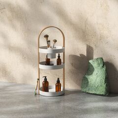 Полка-органайзер Bellwood белый-натуральное дерево, Umbra, изображение 2