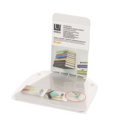 Полка книжная Conceal малая серебристая, Umbra, изображение 6