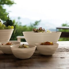 Салатник Tierra, 25 см, бежевый, Guzzini, изображение 3