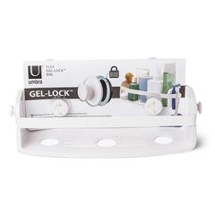 Полочка для душа Flex белая, Umbra, изображение 4