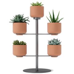 Подставка для цветов Terrapotta с горшками 5 шт, titanium, Umbra, изображение 3