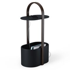 Приставной столик с отсеком для хранения Hub чёрный-орех, Umbra, изображение 3