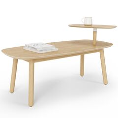 Столик кофейный Swivo, 120х56х62 см, натуральное дерево, Umbra, изображение 3