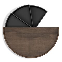 Шкатулка для украшений MOONA черная-орех, Umbra, изображение 6