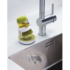 Щетка с дозатором моющего средства Palm Scrub™ зеленая, Joseph Joseph, изображение 5