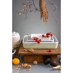 Блюдо для запекания Marshmallow, 21,6х16,5 см, кремовое, Liberty Jones, изображение 3