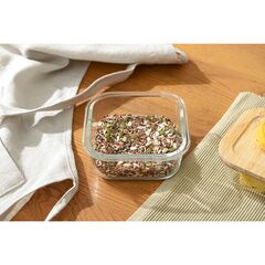 Контейнер для запекания и хранения Smart Solutions с крышкой из бамбука, 520 мл, Smart Solutions, изображение 3