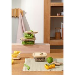 Контейнер для запекания и хранения Smart Solutions с крышкой из бамбука, 520 мл, Smart Solutions, изображение 2