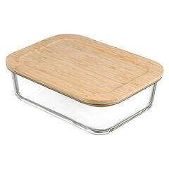 Контейнер для запекания и хранения Smart Solutions с крышкой из бамбука, 1520 мл, Smart Solutions