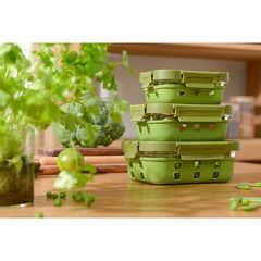 Контейнер для запекания, хранения и переноски продуктов в чехле Smart Solutions, 640 мл, зеленый, Smart Solutions, изображение 4