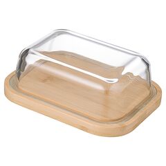 Масленка стеклянная, 18х14х6 см, Smart Solutions