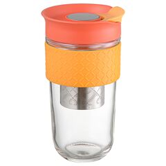 Кружка с ситечком Jaunt, 540 мл, красная, Smart Solutions