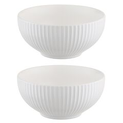 Набор салатников Soft Ripples, ?15 см, белые, 2 шт., Liberty Jones