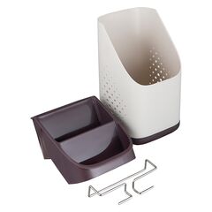 Органайзер для кухонных принадлежностей Ronja, 23х13 см, светло-серый/темно-сливовый, Smart Solutions, изображение 5