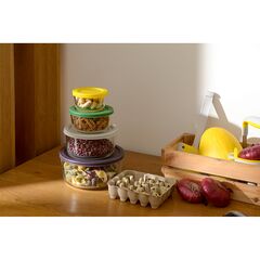 Контейнер для запекания и хранения круглый с крышкой, 944 мл, светло-серый, Smart Solutions, изображение 2