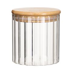 Банка для хранения с крышкой из акации, 500 мл, Smart Solutions