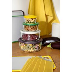 Контейнер для запекания и хранения круглый с крышкой, 944 мл, светло-серый, Smart Solutions, изображение 3