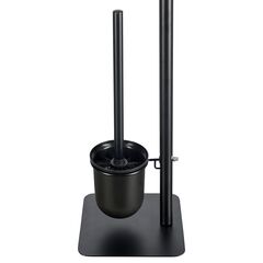 Держатель для туалетной бумаги с подвесным ершиком Mats, черный, Bergenson Bjorn Bath, изображение 6