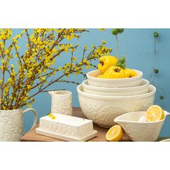 Миска для смешивания Birds of Paradise, 4,2 л, кремовая, Liberty Jones, изображение 2