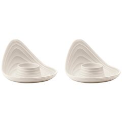 Набор подставок для яиц Tierra, молочные, 2 шт., Guzzini