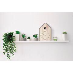 Часы настенные с маятником QQ-UP, серо-бежевые, Guzzini, изображение 2