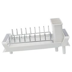 Сушилка для посуды Atle раздвижная малая, белая, Smart Solutions, изображение 3