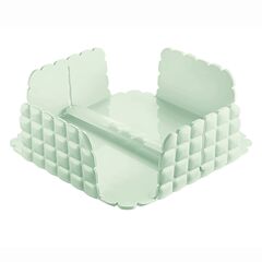 Салфетница настольная Tiffany, 20х20 см, зеленая, Guzzini