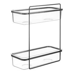 Полка для душа настенная двухъярусная Siv, черная, Bergenson Bjorn Bath, изображение 4