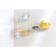 Полка для душа настенная Siv, золотистая, Bergenson Bjorn Bath, изображение 3