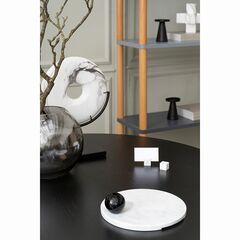 Блюдо сервировочное Marm, 30 см, белый мрамор, Liberty Jones, изображение 3