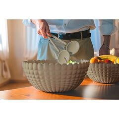 Набор столовых приборов для салата Tiffany, серо-бежевые, Guzzini, изображение 5