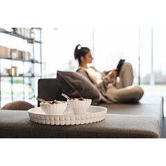 Поднос сервировочный Tiffany, ?35,6 см, серо-бежевый, Guzzini, изображение 2