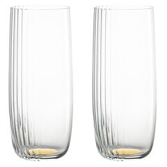 Набор стаканов Alice в подарочной упаковке, 370 мл, золотистые, 2 шт., Liberty Jones