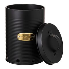 Банка для хранения овощей Irmel, 2,5 л, графит, Smart Solutions, изображение 4