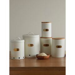 Банка для хранения овощей Irmel, 6 л, молочная, Smart Solutions, изображение 4