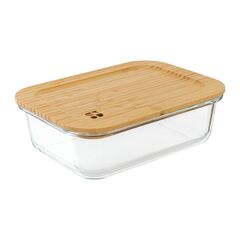 Набор контейнеров для запекания и хранения Eco Store с крышками из бамбука, 3 шт., Smart Solutions, изображение 3