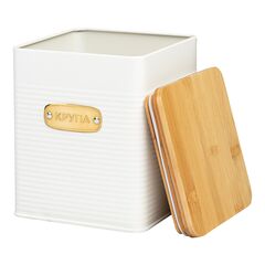 Банка для хранения крупы Irmel, 3,2 л, молочная, Smart Solutions, изображение 4