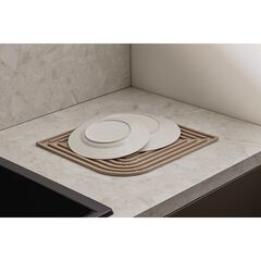 Коврик для сушки посуды Dry Flex, 34,6х44,6 см, бежевый, Smart Solutions, изображение 3