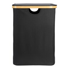 Корзина для белья Neat Mid, 40x33x43 см, черная, Smart Solutions, изображение 3