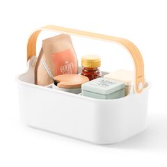 Органайзер Bellwood, 29х17 см, белый/натуральное дерево, UMBRA