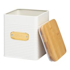 Банка для хранения соли Irmel, 1,7 л, молочная, Smart Solutions, изображение 4