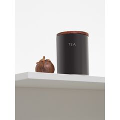 Банка керамическая для хранения чая, 650 мл, черная, Smart Solutions, изображение 4