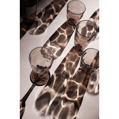 Набор стаканов из акрила Hollow, 550 мл, серо-коричневый, 4 шт., Liberty Jones, изображение 3