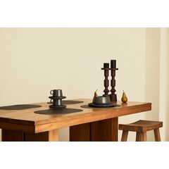 Набор из 4-х двухсторонних сервировочных салфеток Pool, 30х45 см, черный/светло-серый, Liberty Jones, изображение 2